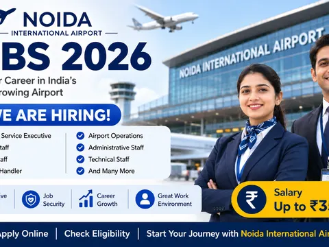 Noida International Airport Jobs 2026: Cargo Helper, Ground Staff & Support Staff Vacancy for 10th/12th Pass Candidates