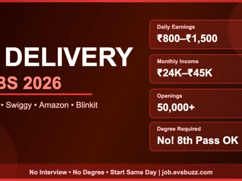 Delivery Jobs Are Exploding! Earn ₹800–₹1500 Per Day Now