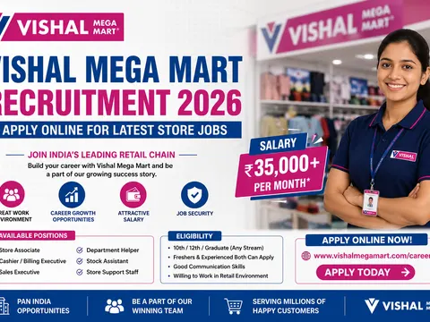 Vishal Mega Mart Recruitment 2026: Apply Online for Latest Store Jobs