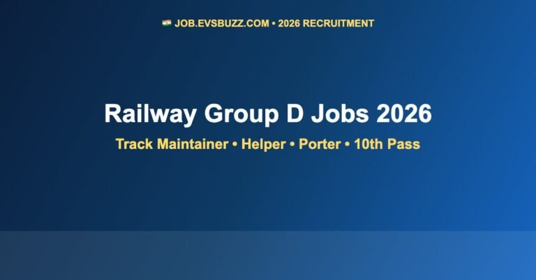 Railway Group D Jobs 2026: Track Maintainer, Helper, Porter & Support Staff | Complete Recruitment Guide
